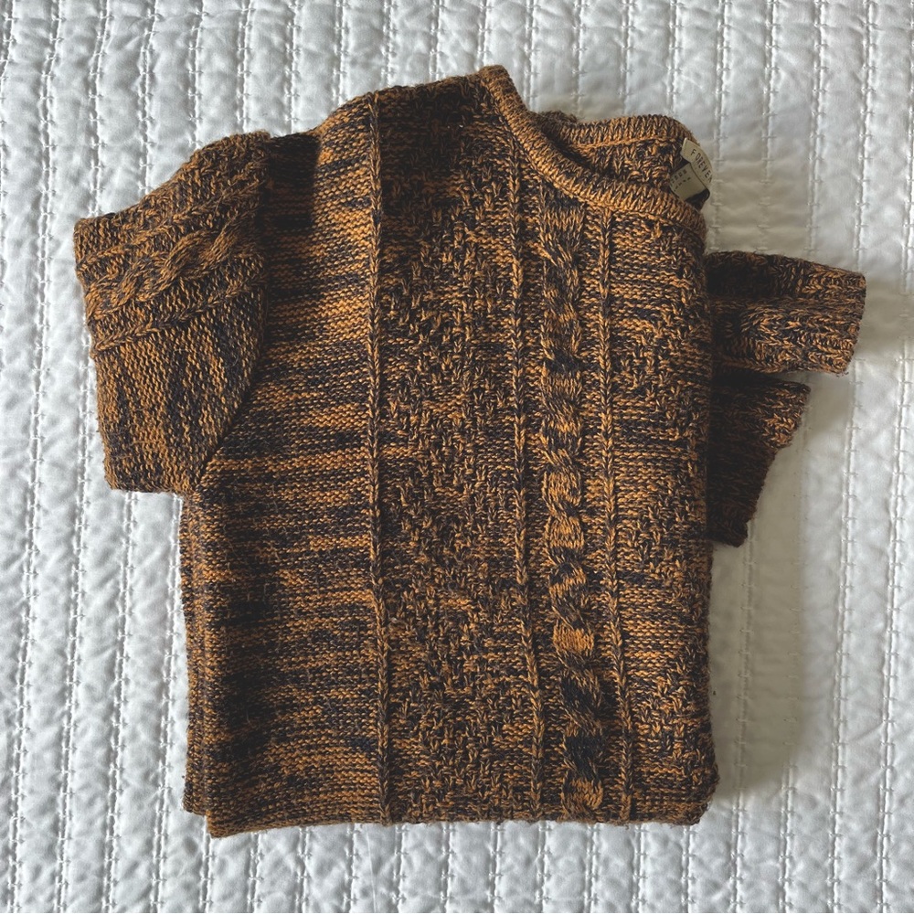 Burnt Orange Knit Sweater